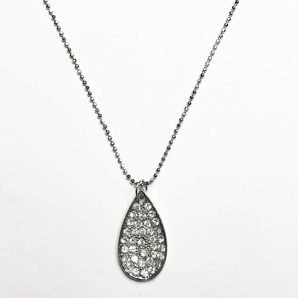 Teadrop Crystal Pendant Necklace - Picture 5 of 5